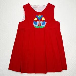 Vintage Samara Corduroy Pleated Jumper